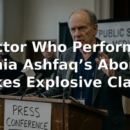 Doctor Who Performed Sannia Ashfaq’s Abortion Makes Explosive Claims