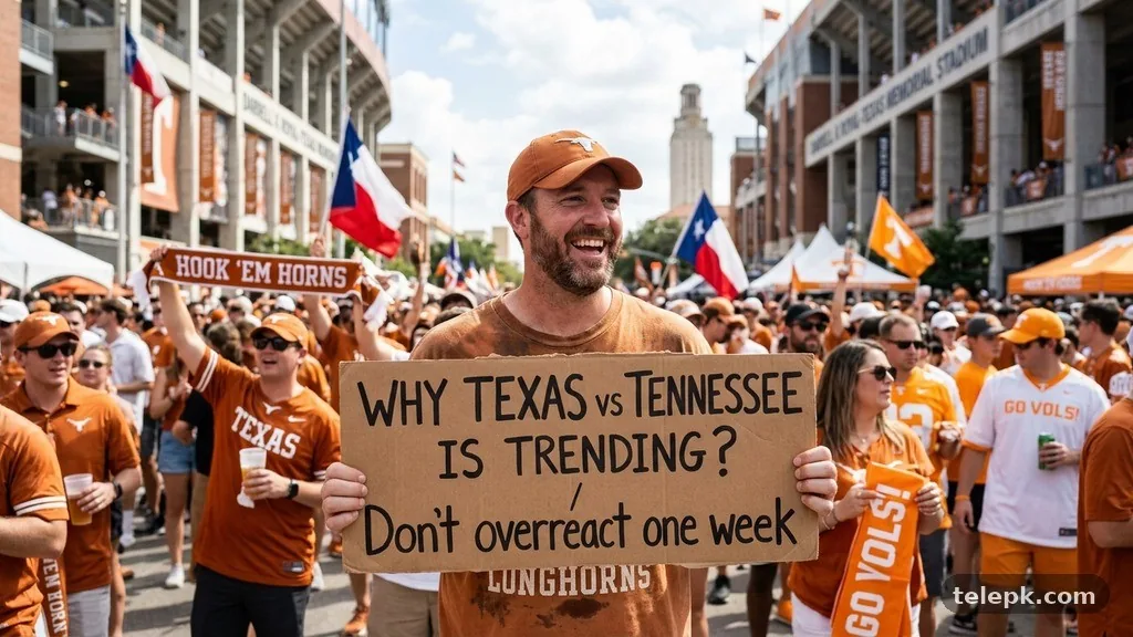 Don’t overreact to one week - Why texas vs tennessee Is Trending