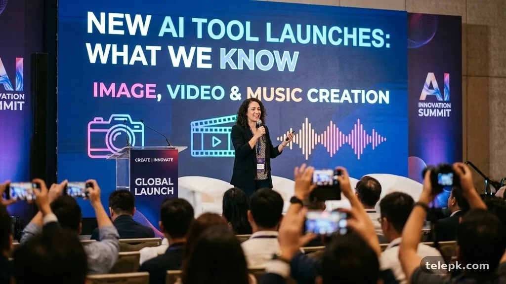 Image, video, and music creation - New AI Tool Launches: What We Know