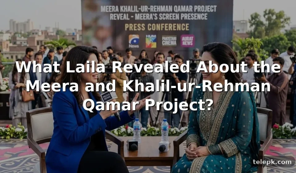 Laila Reveals Details of Meera & Khalil-ur-Rehman Qamar Project