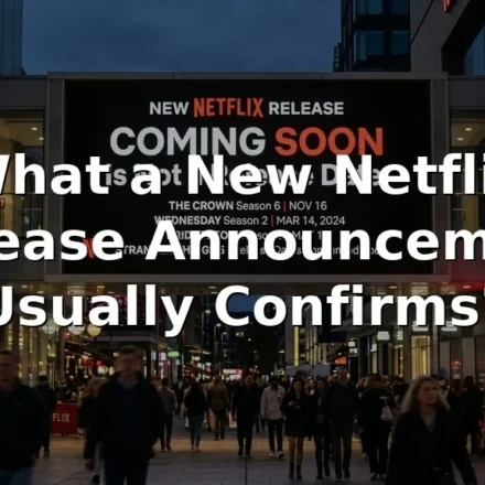 New Netflix Release Announcement