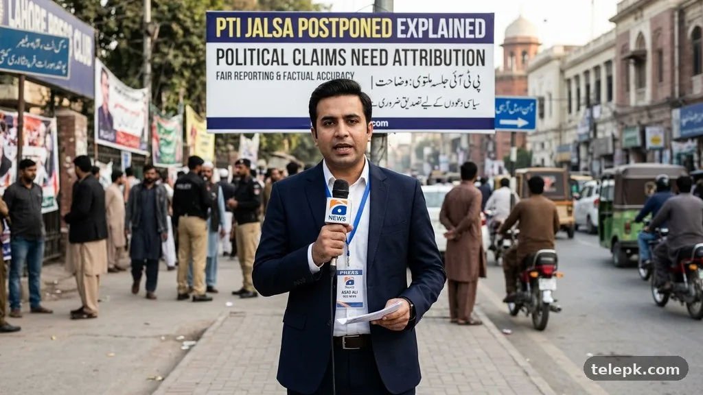 Political Claims Need Attribution - PTI Jalsa Postponed Explained
