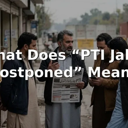 PTI Jalsa Postponed Explained