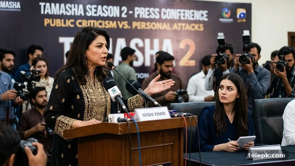 Public Criticism Versus Personal Attacks - Mishi Khan Criticizes Esra Babrik from Tamasha
