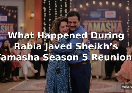 Rabia Javed Sheikh’s Emotional Reunion with Husband in Tamasha Season 5