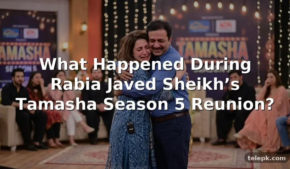Rabia Javed Sheikh’s Emotional Reunion with Husband in Tamasha Season 5
