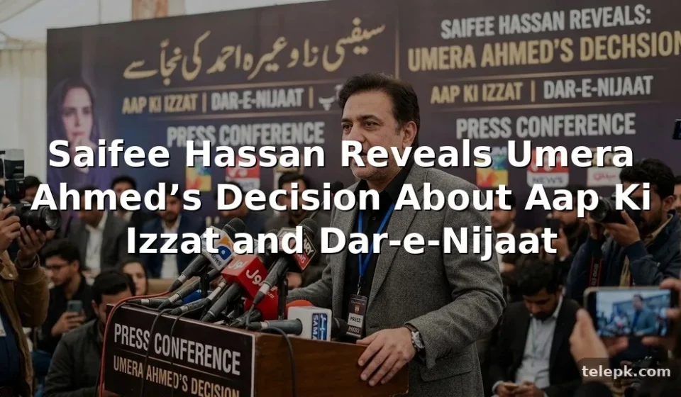 Saifee Hassan Reveals Umera Ahmed’s Decision About Aap Ki Izzat and Dar-e-Nijaat