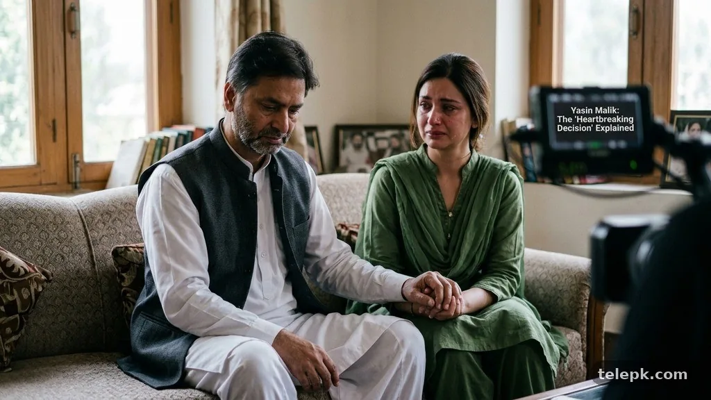What Does the “Heartbreaking Decision” Refer To? - Yasin Malik’s Heartbreaking Decision About Wife Mushaal Mullick