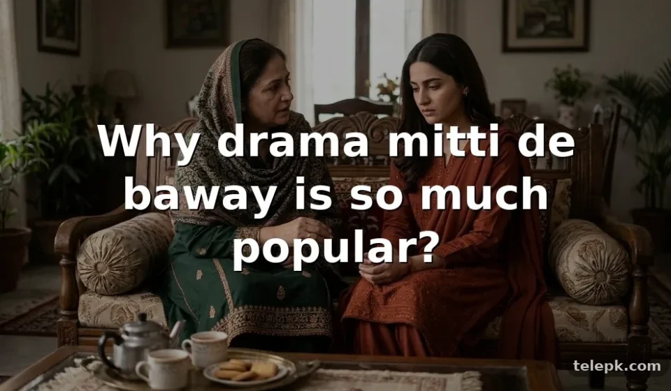 Why drama mitti de baway is so much popular?